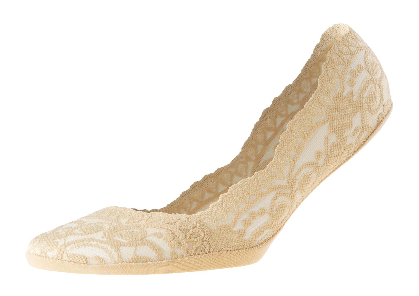 Women's lacy ballerina shoe liners