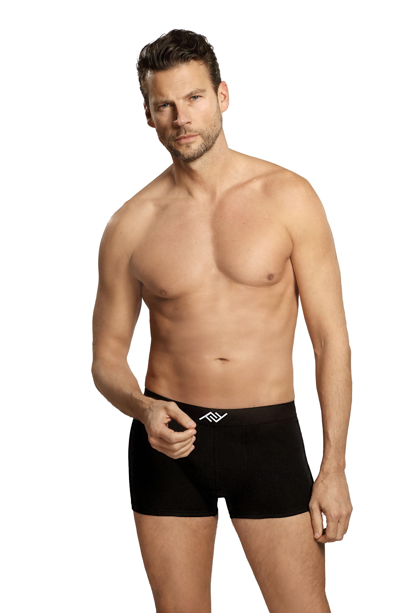 Men's trunks with fashionable waistband