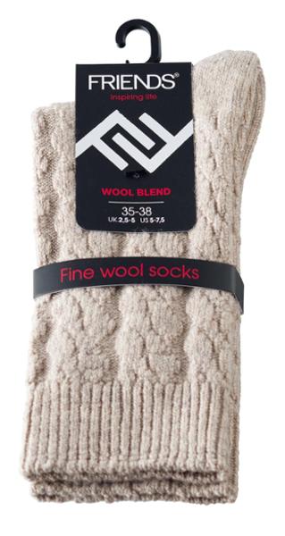 Plonos vilnones kojinės