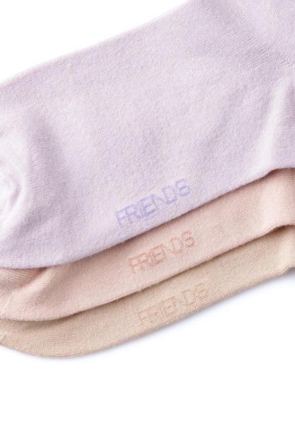 Women's fine gauge low cut bamboo socks, 3-pack