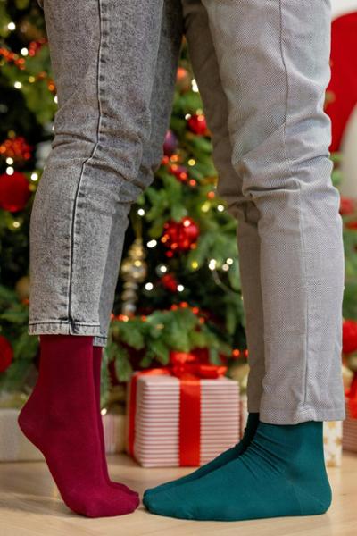 Men's bamboo socks with extra gentle top