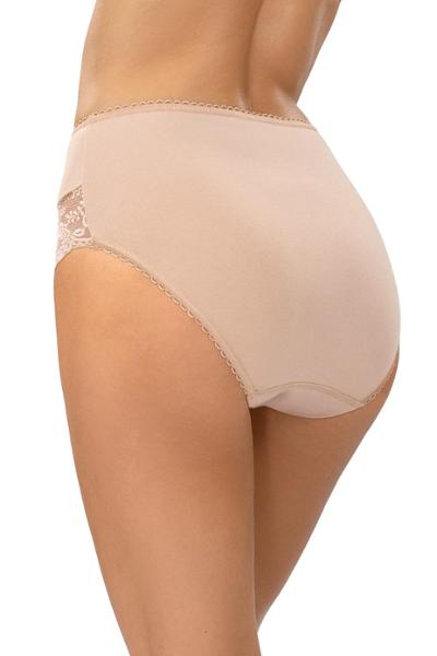 Women's midi briefs with lace details