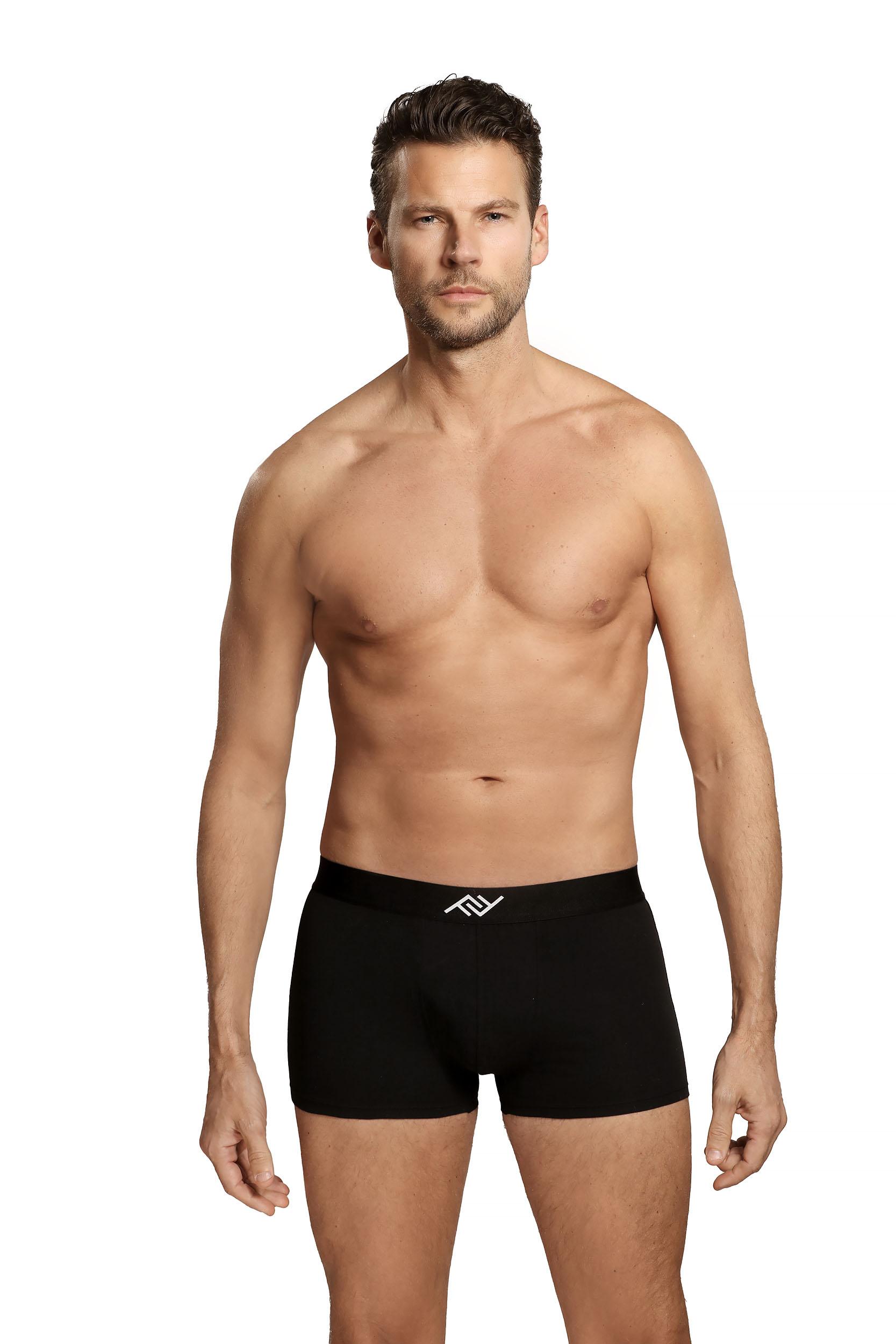 Men's trunks with fashionable waistband