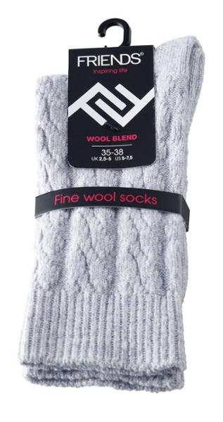 Plonos vilnones kojinės