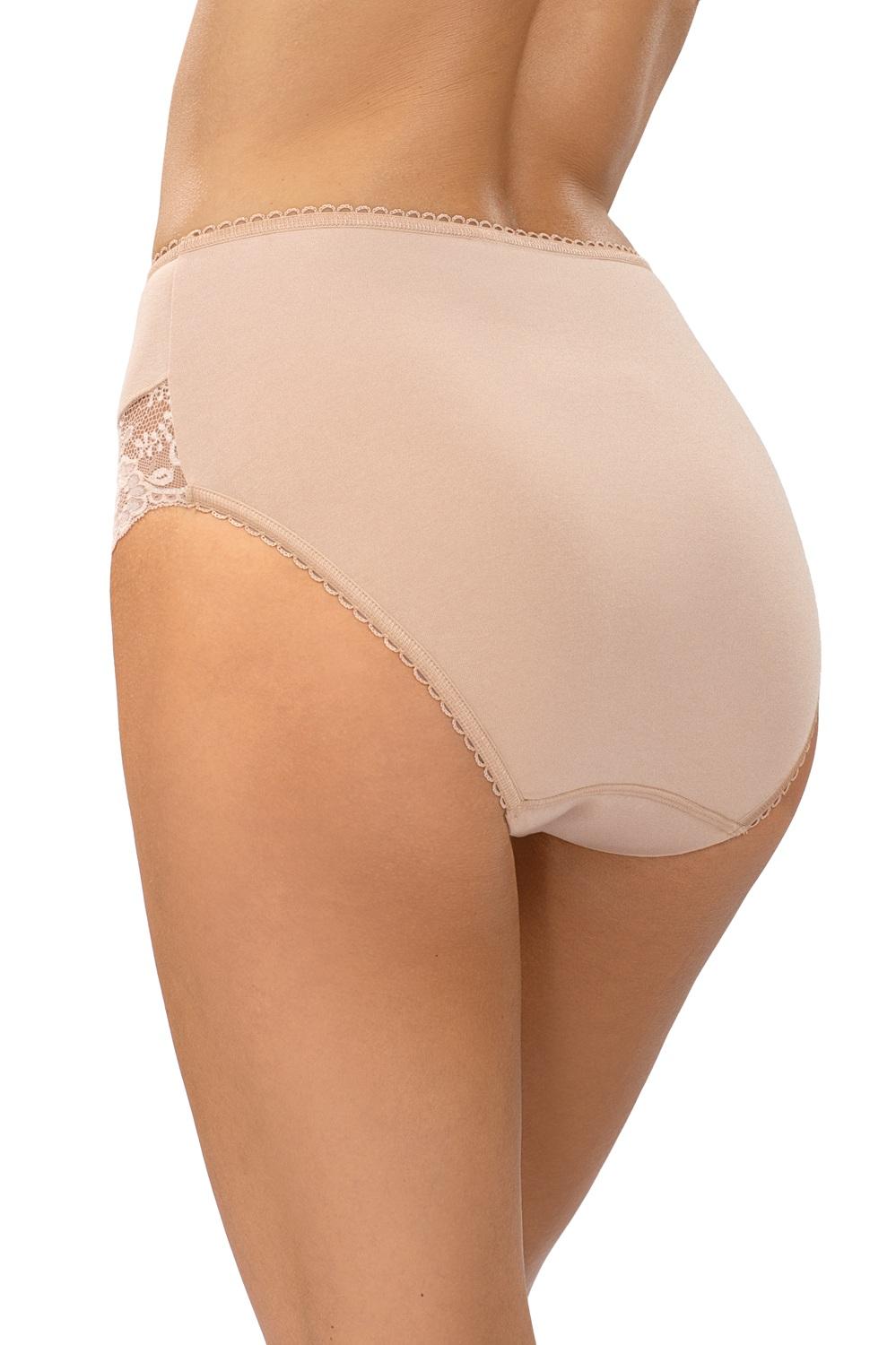 Women's midi briefs with lace details