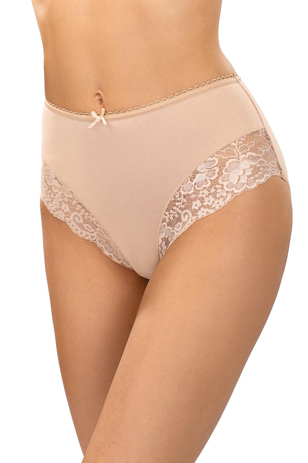 Women's midi briefs with lace details