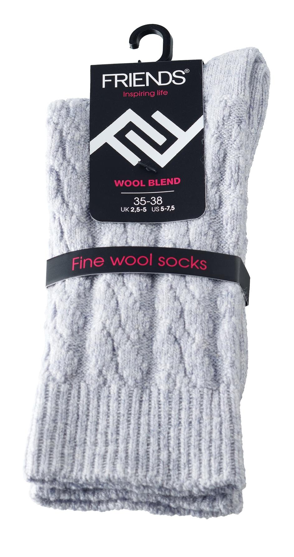 Plonos vilnones kojinės