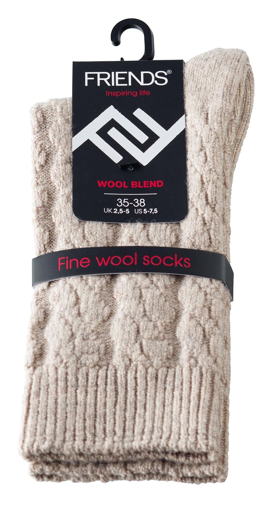 Plonos vilnones kojinės