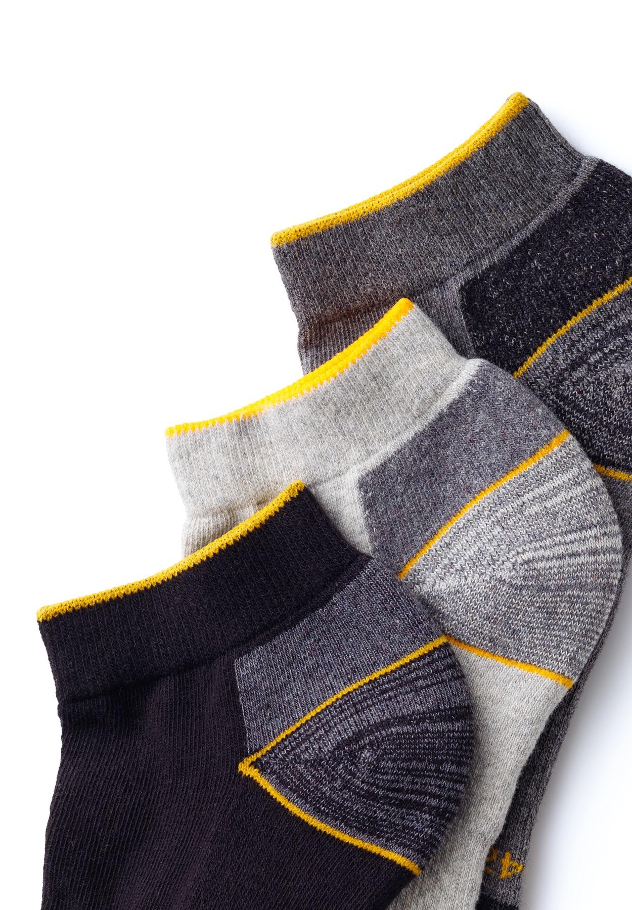 Men's terry sole sneaker work socks, 3-pack