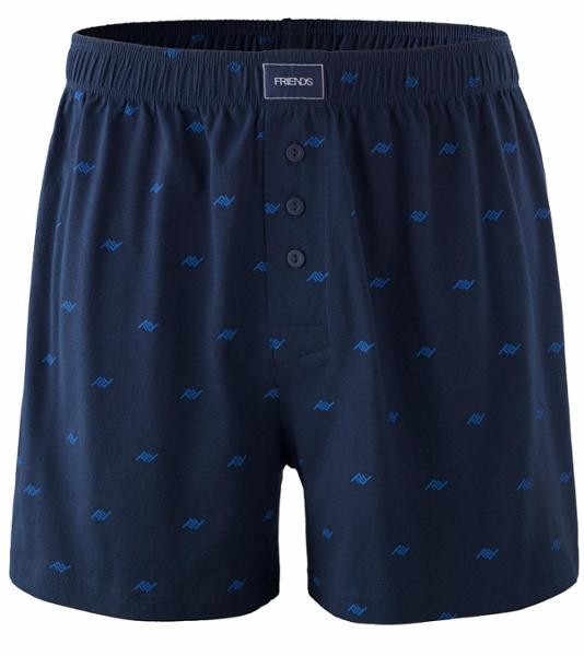 Men's loose fit boxers with logo design