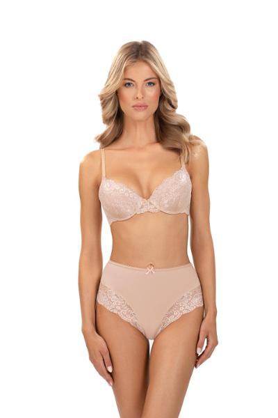 Women's midi briefs with lace details